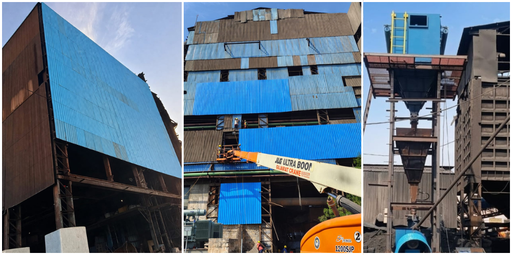 Metal processing and production operations at SAL Steel plant