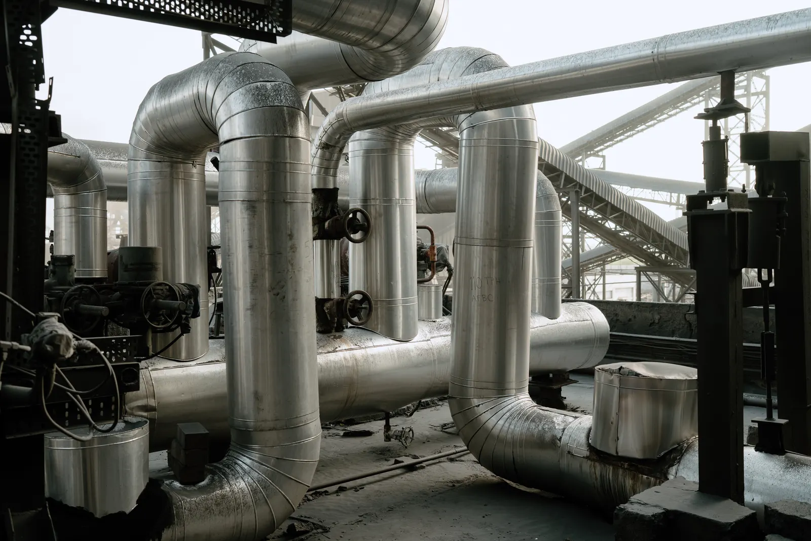 Cooling towers of the SAL Steel captive power plant