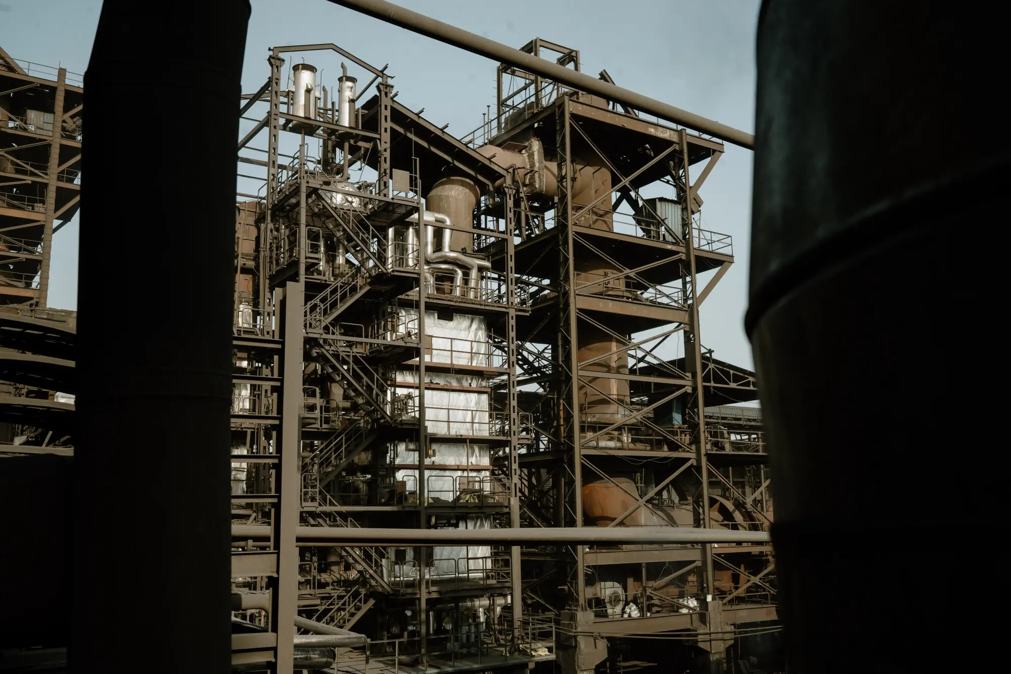 SAL Steel plant surrounded by green landscape
