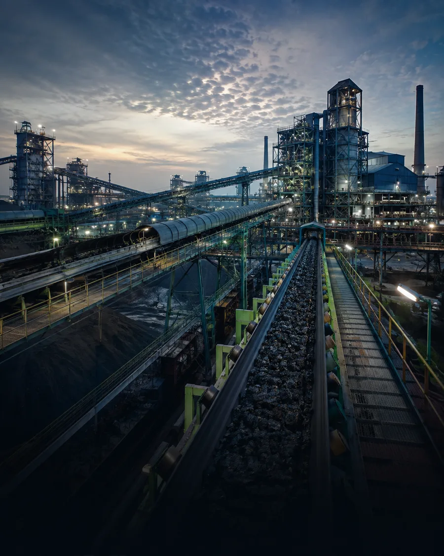 Interconnected process systems at the SAL Steel plant